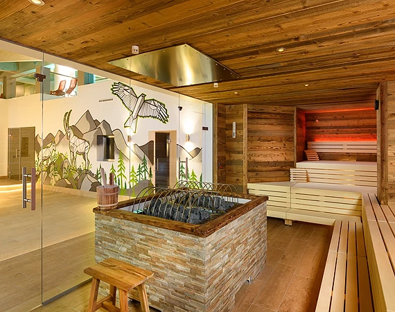 Saunabereich in der Wagrainer Wasserwelt